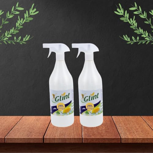 2x Glint Reiniger Extra Stark 1000ml – Kraftvoller Küchen und Multireiniger. Effektiver Fettlöser mit Oberflächenschutz, entfernt starke Verkrustungen ohne Aufheizen oder Schrubben (2)