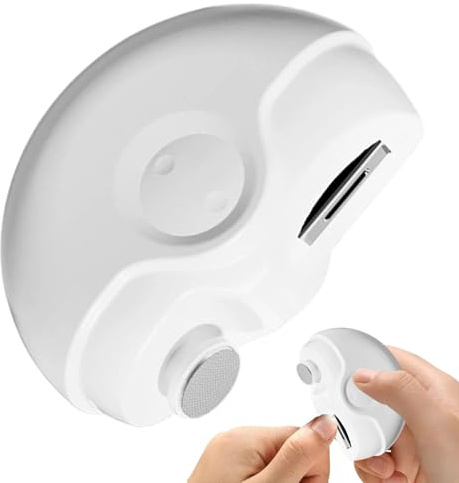 Jubepk Tagliaunghie automatico, lucidatrice elettrica per unghie, 13,5/10,3/4,8 pollici, ricaricabile, facile da usare, conservazione sicura dei rottami, tagliaunghie per anziani, bambini