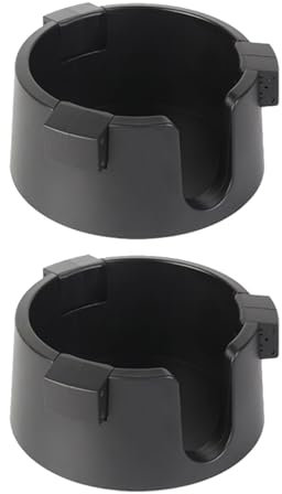 THINCAN Juego de 2 tazas juego de taza fija estante de taza duradera portavasos de plástico accesorios para barcos y escritorios