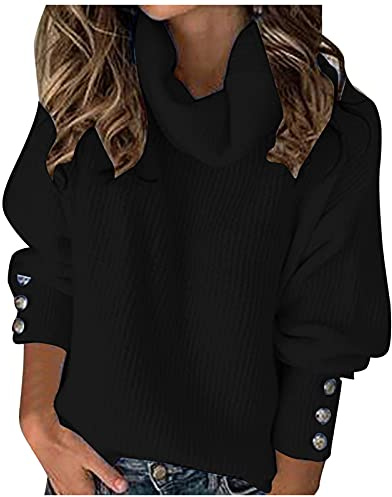 sous Pull Femme Chic Et Elegant Col Roulé sous Pull Pull Laine Hiver Pull Col Roulé Leger Coton Sweater Pulls Original Chaud Top Cachemire Oversize Shirt Long Grande Taille Sweat