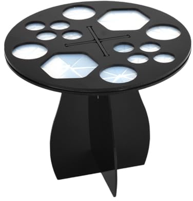 ARTSEWPLY Makeup Pinselhalter Acryl Trockenständer Schwarz Multifunktional für Pinselaufbewahrung Schutz und Übersichtliche Organisation für Profi Privatgebrauch