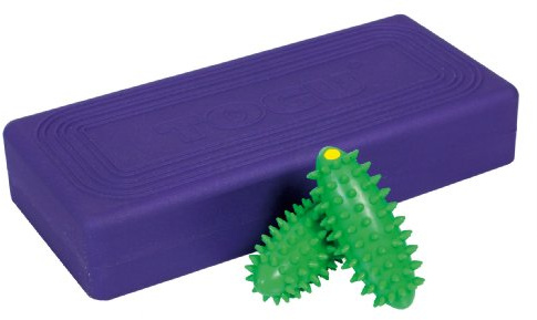 TOGU Balance Block Rückenfit Arbeiten Set, blau-lila, 805029
