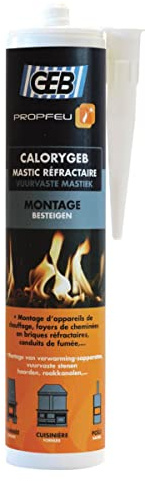 Mastic réfractaire CALORYGEB - Cartouche 310ml