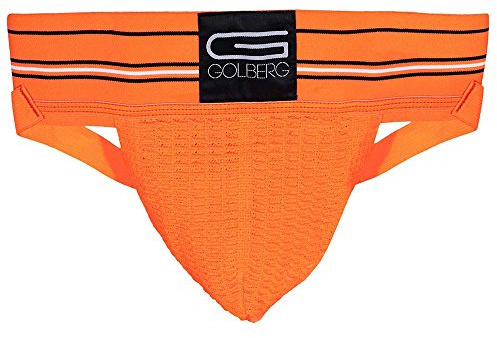 GOLBERG G Mens Jockstrap Underwear - Orange - Size X-Large (42-50 Inch) - Athletic Supporter