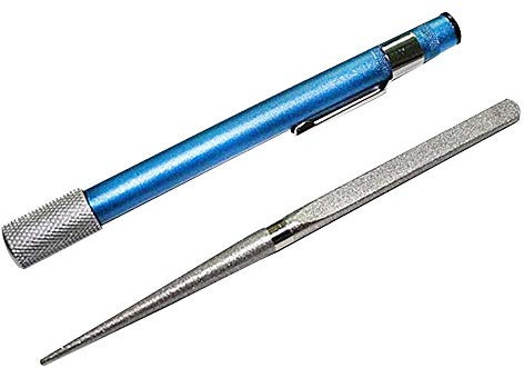 1Pcs Manual Sharpener Keyring Camping Kitchen Cutting Tool for Fine Edge Pocket Sharpening Steel