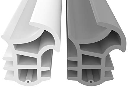 Stahlzargendichtung Grau 25m - gegen Zugluft Lärm & Staub spart Heizkosten Dichtung Dichtungshöhe 17mm Dichtungsbreite 14mm Falz Türdichtung (Grau 25m)