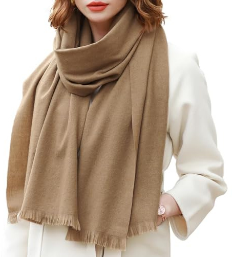 RIIQIICHY Schal Damen Winter Kuschelig, Weicher Breiter Winterschal | Kuscheliger Damenschal für Herbst und Winter, ideal als Schultertuch oder Stola für Abendkleid, Hochzeit und als Geschenk