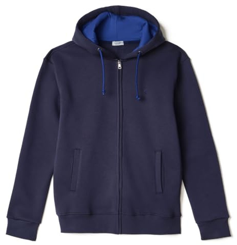Coveri Felpa Uomo Aperta con Cappuccio e Tasche Cerniera Zip Invernale Felpata Pesante