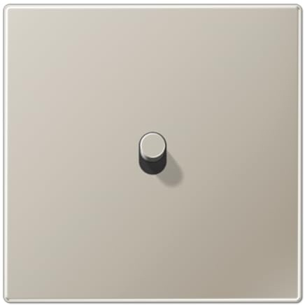 Platte 1 x 1 Pal. Zylinder LS1912, Farbe Stahl (Referenz: Jung ES12-0R1)