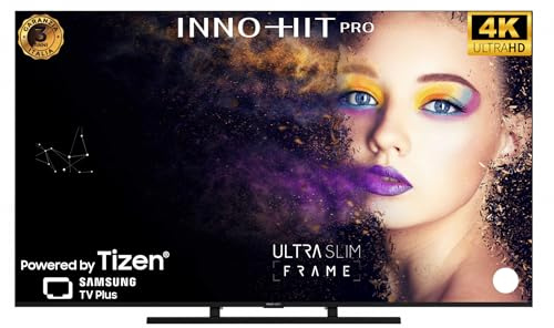 INNO-HIT Smart TV IH65UHTZN TV 65 4K UHD Powered by OS TIZEN,BorderLess,Dolby Vision,Dolby Audio,HDR10,Magic Remote,[Classe di efficienza energetica G]