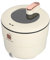 Cuociriso Elettrico a Vapore 1,8 L 10 Tazze Funzione di Mantenimento in Caldo, Ciotola Antiaderente Rimovibile, Facile da Pulire, Cestello per Cottura a Vapore, Misurino Incluso,