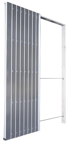 ALLINOX Controtelaio Per Porte Scorrevoli Anta Unica In Acciaio ZINCATO Per Cartongesso Sistema Porta a Scomparsa Telaio Salvaspazio Da Interno MADE IN ITALY (700x2100x100)