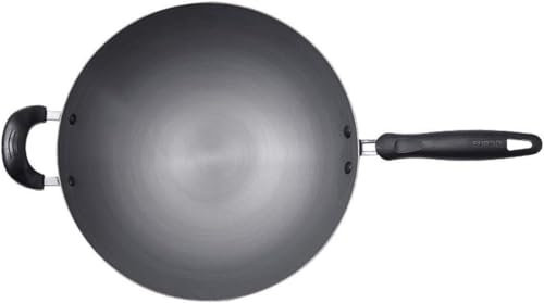 Sartén antiadherente de cobre con tapa, sartén de cerámica de 30 cm para cocinas de inducción, sartén profunda con revestimiento antiadherente, utensilios de cocina versátiles