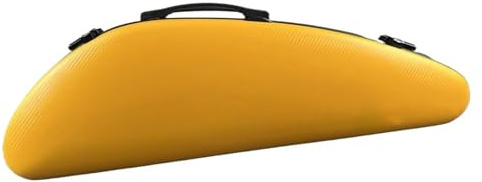 Violinkoffer Rucksack GELB Stilvoller Geigenkasten Aus Karbonfaser 4/4 Größe/Wölbungsmodell Super Robust Mit Zahlenschloss