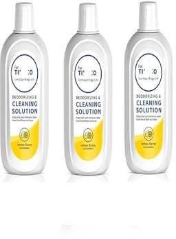 Solution De Nettoyage De Sol For Aspirateur Au Goût De Citron 500 Ml, Compatible Avec Les Séries Tineco FLOOR ONE S5/S3/IFLOOR3/IFLOOR2/IFLOOR, Accessoires For Robot Balayeur(3pcs)