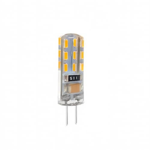 Lampadine LED G4, 12V-220V, universali, AC/DC, dimmerabili, 2W-7W 3000K-6000K, CRI 85, 360°, senza sfarfallio, per uso domestico/commerciale, 10 pezzi, G4-220V2W (3014-24D) 【4000K】