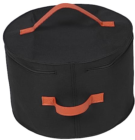 Vaguelly Filz Hut Aufbewahrungsbox mit Deckel und Griff Formstabil 43x28cm für Reise und Kleiderschrank