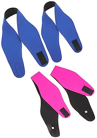 GANAZONO Fascia da Nuoto in Neoprene Protezione Orecchie per Adulti e Giovani 4 Pz per Sport, Yoga e Allenamento