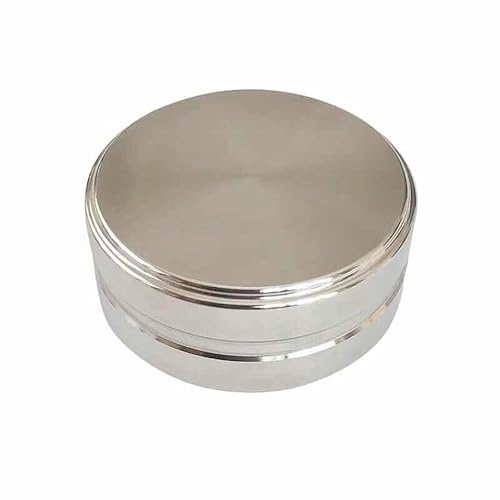 Briefbeschwerer aus 304 Edelstahl, 5,2 cm Durchmesser, mit gerilltem Griff, ideal für Kalligraphie, Zeichnen und Pressen von Büchern