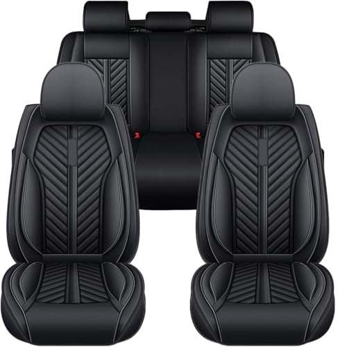 JoyRozTek Autositzbezüge Für Audi A3 Sportback Hatchback 2002-2027 | PU Leder Komplettset Auto-Schonbezüge, Airbag-freundlich, Autositzbezug Set
