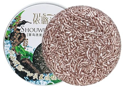 Shampooing éclaircissant pour cheveux - Shampooing naturel solide avec extrait de polygnum multiflorum - Savon capillaire décoloré - Hydratant à base de pour nourrir les cheveux - Restaure la