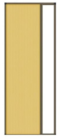 XLIHAWY Accordion Folding Door, Retractable Concertina With Aluminum Frame, Cabinet Internal Folding Door For Bathroom Kitchen(60x40cm)