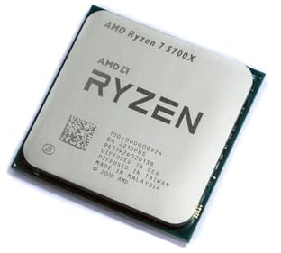 AMD Ryzen 7 5700X 8-Core Desktop Processor: 16 Threads, 65W TDP with CPU Cooler, 32MB L3 Cache, PCIe 4.0, up to 4.6 GHz boost, AM4, Zen 3, DDR4, Precision Boost 2, OEM Tray, Gaming, Home & Office CPU