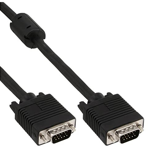 Inline 17713B Cable VGA 15 m VGA (D-Sub) Negro - Cables VGA (15 m, VGA (D-Sub), VGA (D-Sub), Negro, Male Connector/Male Connector)