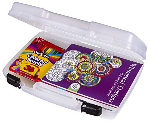 ArtBin 17 inch 8017AB Quick View Carrying Case, Portable Art & Craft Organizer with Handle, 1 Plastic Storage Case - 17 Standard Base Open Core
