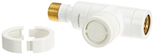 Oventrop Thermostatventil Baureihe EDN15, 1/2, PN10, Durchgang, weiß, 1163162
