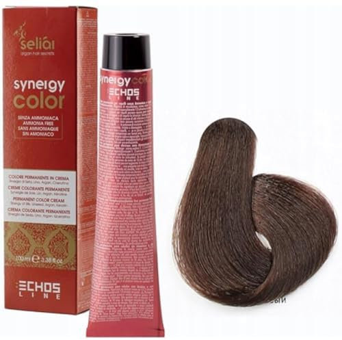 Echosline Seliàr Synergy Color – Colore In Crema Senza Ammoniaca Per Capelli Castano (4.0) - 100 ml