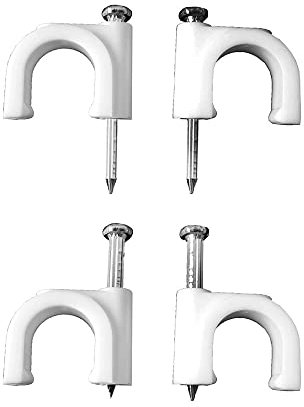 Grapa Blanca Cable Manguera Tubular 2X1,5 Nº 7 (Caja 100Uni)