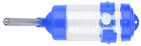Hamster-Wasserflasche, 80 ml, tropffrei, Kunststoff, zum Aufhängen, Wasserspender für Igel, Kaninchen, Eichhörnchen, Rennmäuse, Meerschweinchen, Zwerg, Chinchilla (blau)