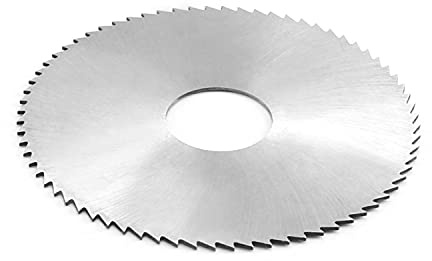 Utoolmart HSS Kreissägeblatt Scheibe 60 mm Durchmesser 72 Zähne 16 mm Dorn Trennscheibe mit 0,6 mm Dicke für Holz, Kunststoff, Metall