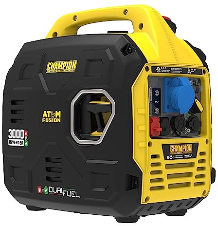 Champion Power Equipment's Atom Fusion 3000W Portable Dual Fuel Inverter Generator: The Ultimate Lightweight Powerhouse with CO2 Shield and Dual-Fuel Capability