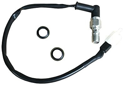 HEXEH Motorrad Bremsschlauch Motorrad Hydraulische Bremse Kupplungsschalter Hydraulische Bremszylinderpumpe Drucklichtschalter Hohlschraube Universal 10x1.25mm Ölschlauch Bremse