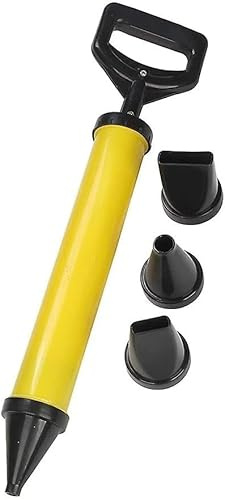 Mortar Gun Brick Pointing Grouting Cement Caulking Gun Set 4 Nozzle Professional Tool Mortar Grouting Pump & 4 Nozzles