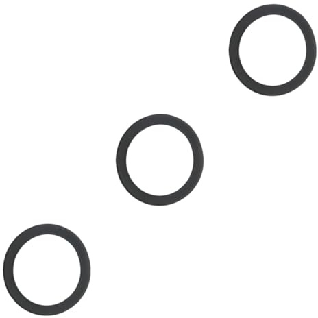 Mikinona 3stücke Alto Saxophon Dämpfer Silikon Geräuschreduzierender Ring Für Altsaxophon Und Trompete Leicht Langlebig Für Störungsfreies Üben Schwarz