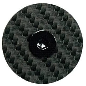 LUOKEKE SteuersäTze Vollkohlefaser 32 mm 35 mm Headset-Vorbau-Oberkappe mit Ti-Schraube for 28,6 31,8 Mountainbike Rennrad Gabelschaft Ahead Kappe(35mmOD2)
