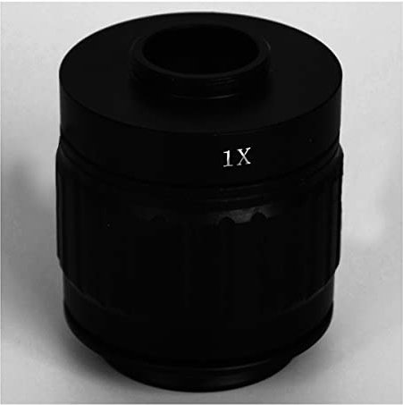 Accessori per microscopi Lente adattatore 1X Adattatore for montaggio a C da 38 mm Tubo for microscopio stereo trinoculare for la messa a fuoco della fotocamera digitale Durata e prestazioni affidabil
