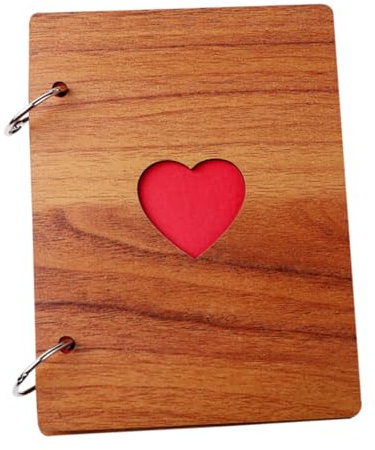 Alipis Scrapbook Retro Mit Selbstklebenden Für Hochzeiten Und Besondere Anlässe Herz-design Individuellen Gestaltung