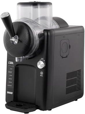 Unold Sofie 48956 Slush- & Softeismaschine mit Kompressor 2L Eismaschine Slush Ice Cream Maker Frozen Drink Shakes Slushies Softeis Eiscreme Cocktails Sorbet 5 Programme Behälter spülmaschinengeeignet