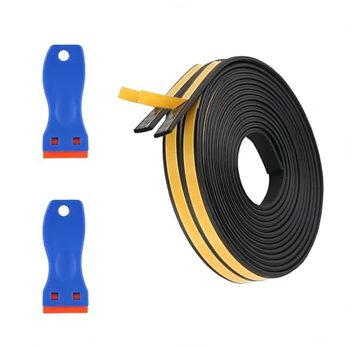 CeoxThao 2 Pièces Ruban mousse d'étanchéité, Joint Table de Cuisson, Rubans D’Étanchéité Autocollants pour Plaques de Cuisson,Ruban Mousse pour Plaques de Cuisson, pour Cuisinières