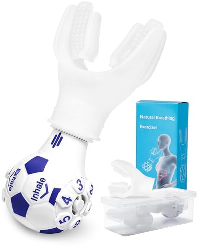 Adjustable Breathing Trainer Portable Lung Exerciser Improves Lung Capacity