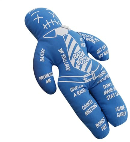 Stoff-Voodoo-Puppe – handgemachte gruselige Puppe für Witze, Dekoration oder Sammlung | Originelles Geschenk für Chef, Freunde, Hochzeiten und Jobwechsel, mit symbolischer Bedeutung und einzigartigem