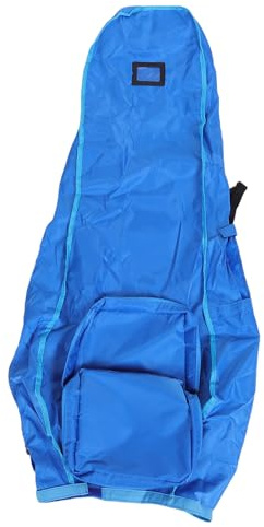 Yosoo Health Gear Klubbväska Regnskydd Vattentät Polyester Klubbväska Dammskydd 125 X 50 Cm Vikbart Lättåtkomligt med Fickremmar och Handtagsöppning för Resor och Kursbruk