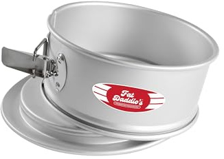 Fat Daddio's PSF-83 Anodized Aluminum Springform Pan, 8 x 3 Inch