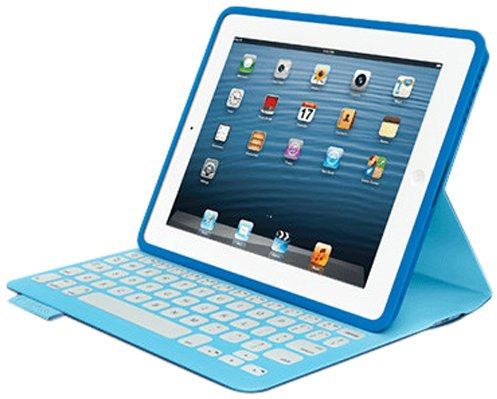 Logitech FabricSkin Keyboard Folio für iPad 2, iPad 3, iPad 4; blau, Art.-Nr. 920-005332