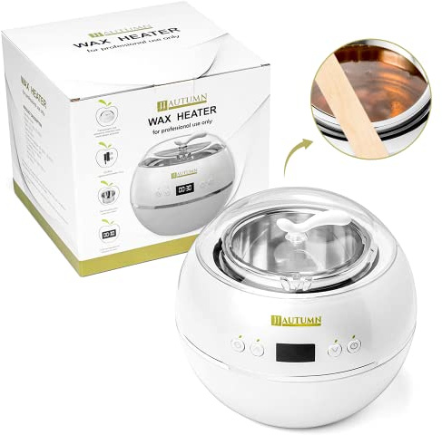 JJ Autumn Professional Wax Warmer for Hair Removal | Hot Wax Heater and Melter for Hard and Soft Waxing - Body and Facial