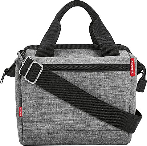 Asista Teile fürs Rad Unisex – Erwachsene KLICKfix Roomy Lenkertasche, Grau, 24x22x13cm